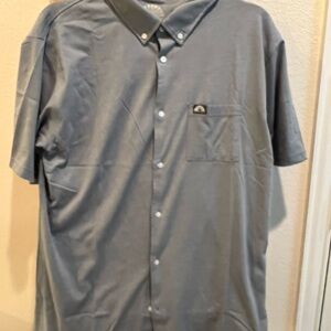 Waters Bluff Casual Blue Button Down Shirt with Relaxed Fit